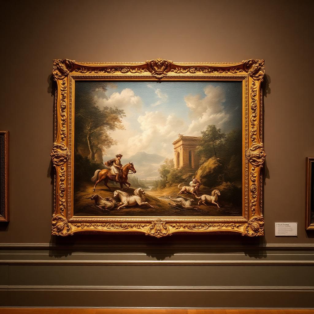 Oil on canvas, 18th century